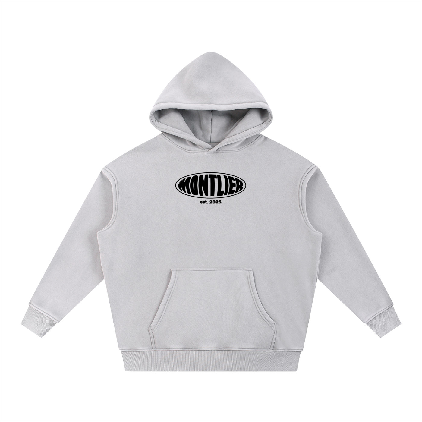 "No Wasted Potential" Snow Wash Fleece Oversize Hoodie