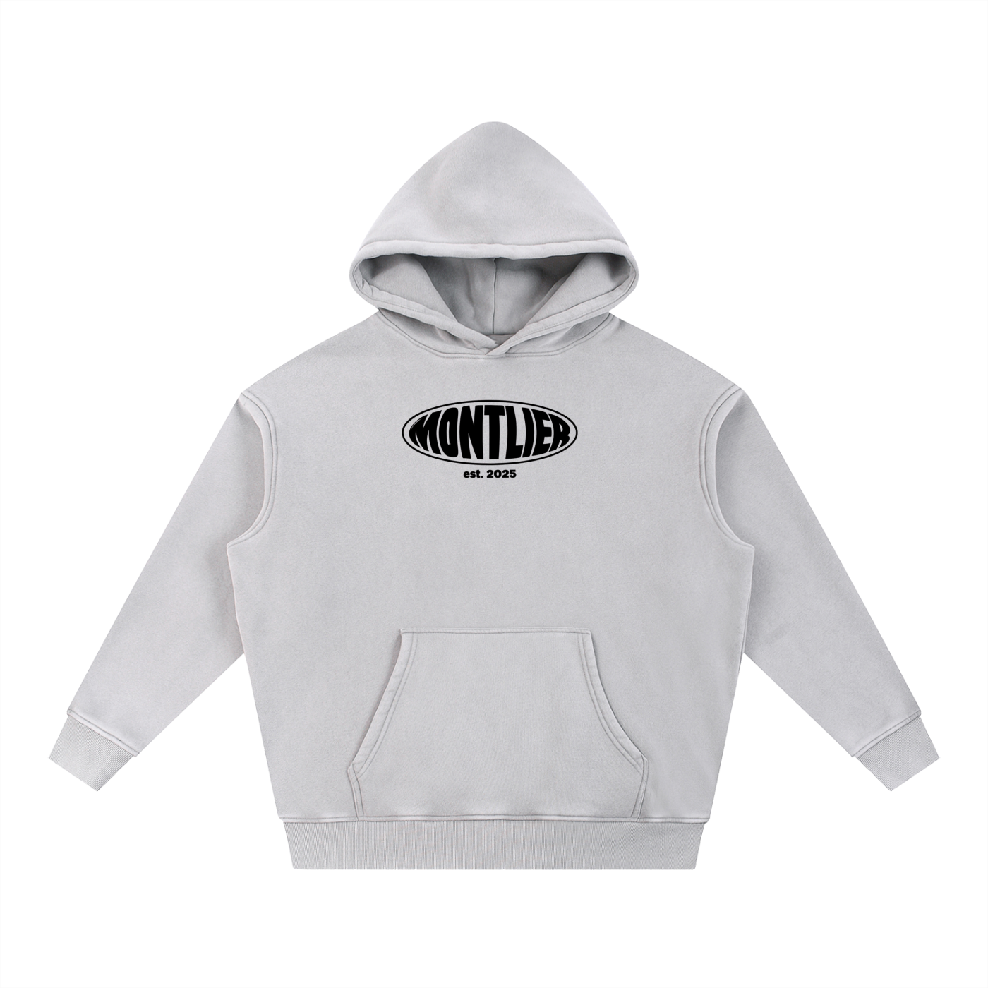 Montlier Aspire Snow Wash Fleece Oversize Hoodie