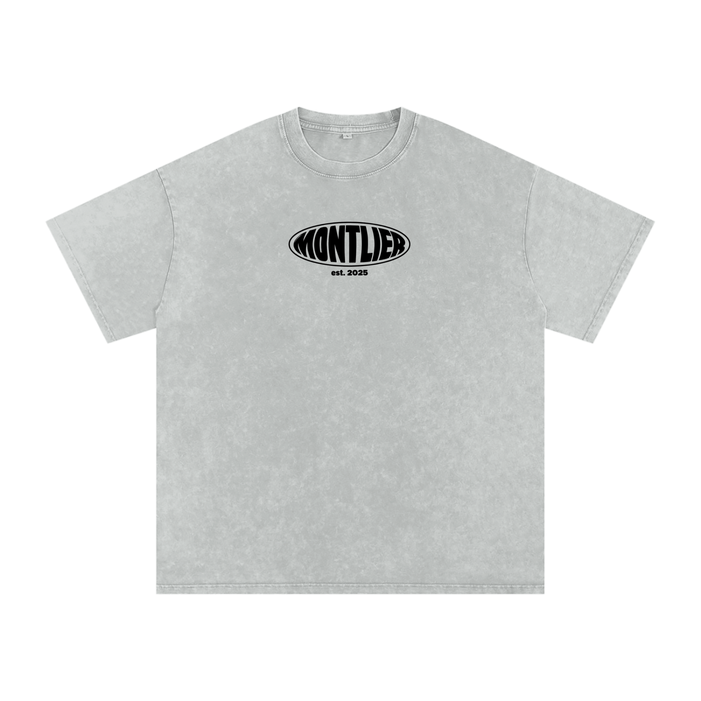 "No Wasted Potential" Snow Washed Oversized Cotton T-Shirt