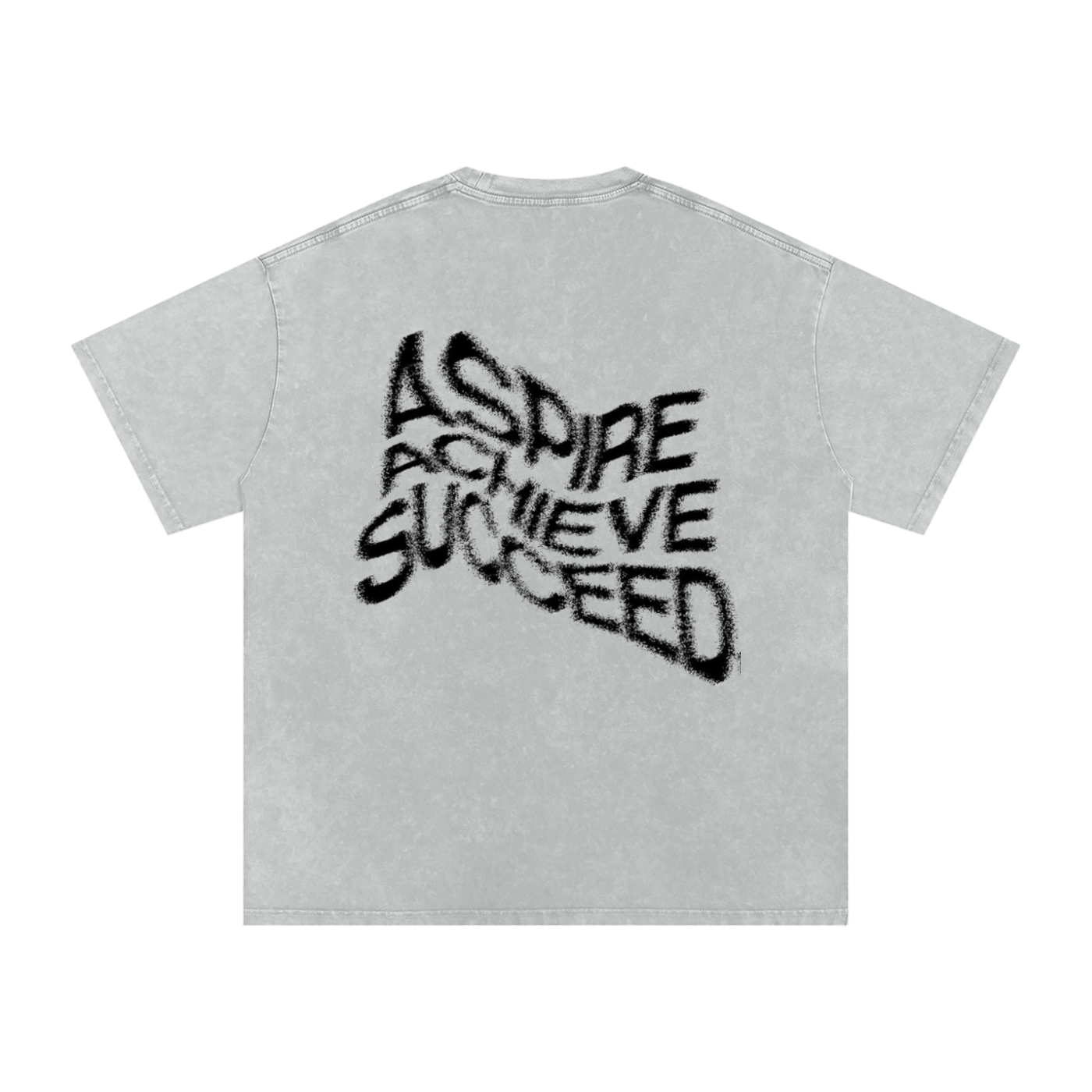 Montlier Aspire Snow Washed Oversized Cotton T-Shirt