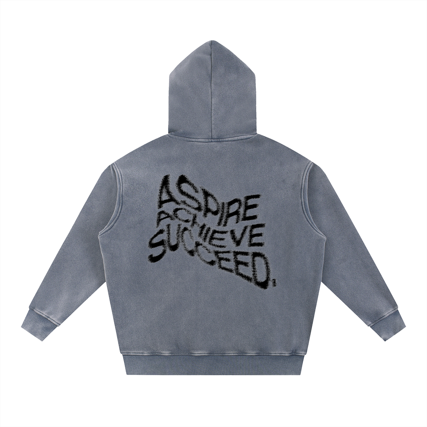 Montlier Aspire Snow Wash Fleece Oversize Hoodie